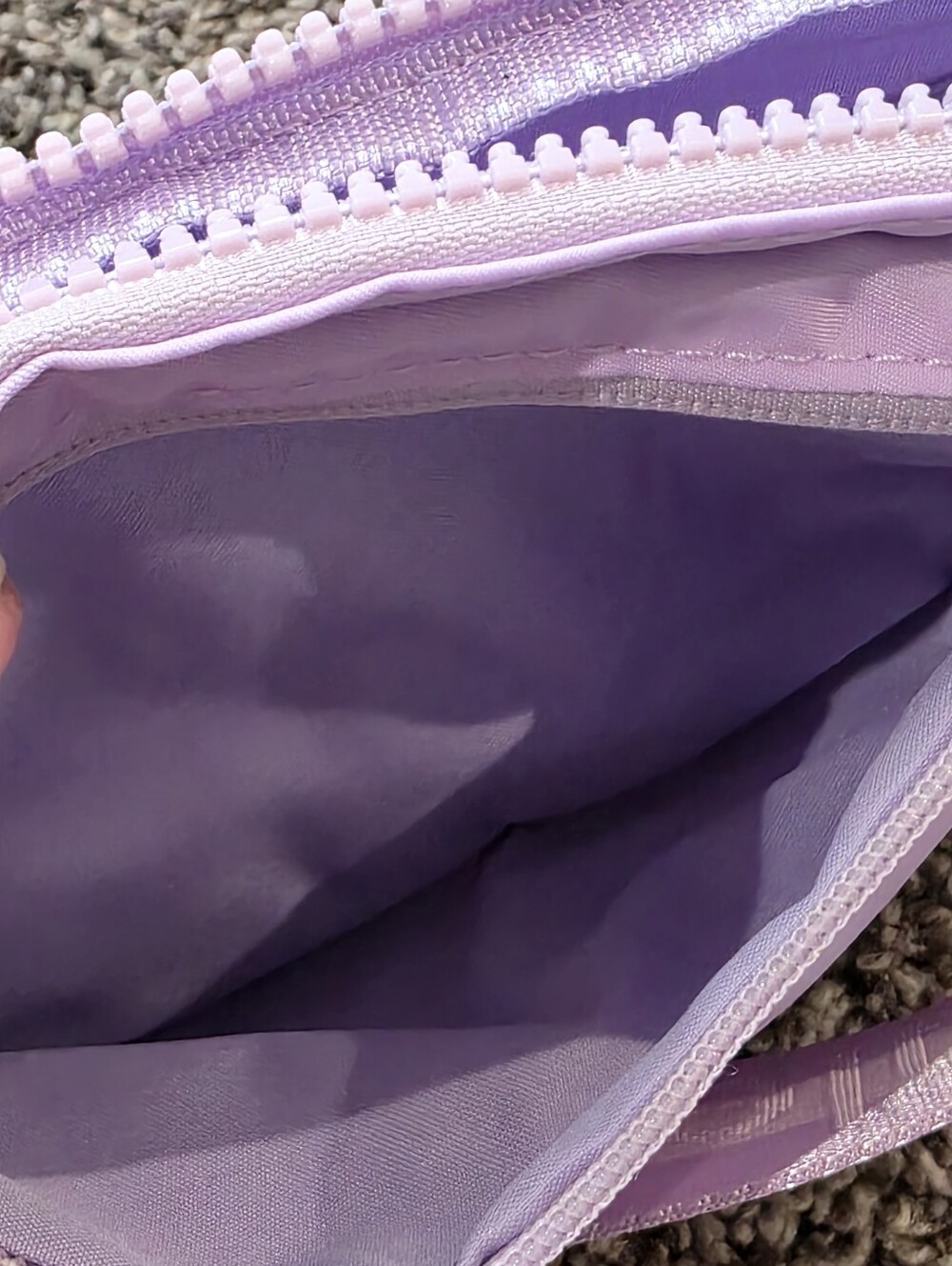 Lululemon Everywhere Belt Bag Lilac Play/Silver 1L - Picture 8 of 9